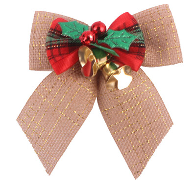 

Gobestart Christmas Bow With Iron Bells Christmas Wreath With Christmas Tree Decorations