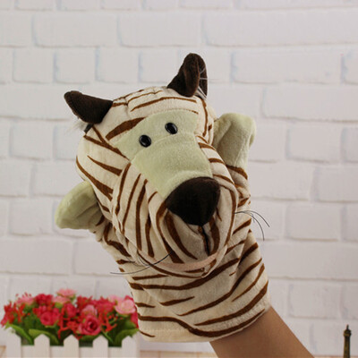 

Gobestart Cute Cartoon Animal Doll Kids Glove Hand Puppet Soft Plush Toys Story Telling E
