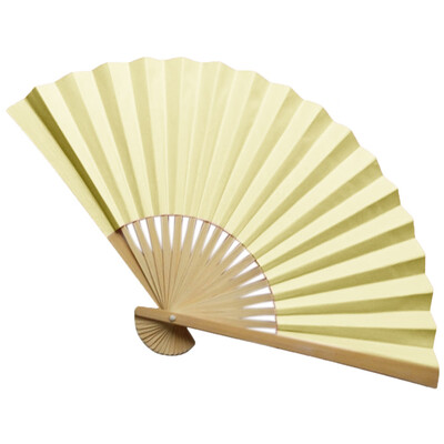 

Siaonvr Chinese Style Hand Held Fan Bamboo Paper Folding Fan Party Wedding Decor