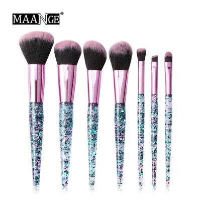 

〖Follure〗Cosmetic Eyebrow Eyeshadow Powder Foundation Brushes Makeup Shiny Brush 7PCS