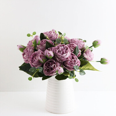 

Gobestart Korean Style Small Bunch Of Roses Artificial Fower Fake Flowers Home Wedding