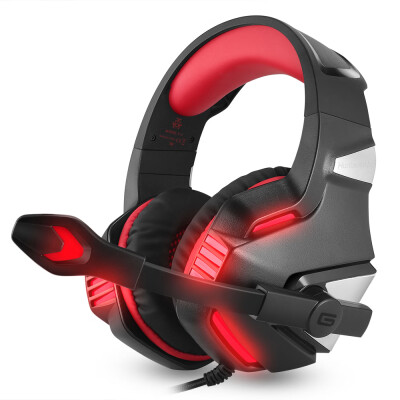 

Hunterspider V-3 35mm Wired Gaming Headsets Over Ear Headphones Noise Canceling Earphone with Microphone LED Light Volume Control