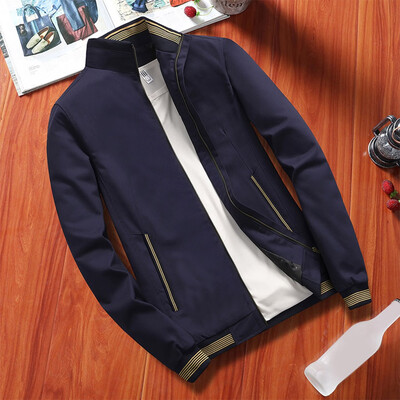 

Toponeto Mens New Fashion Autumn Winter Casual Coat Long Sleeved Turn-down Collar Jacket