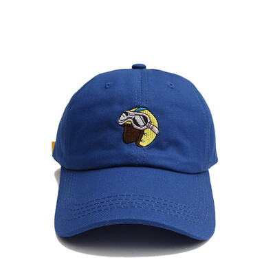 

Hat female summer student couple cartoon embroidered baseball cap mens ins duck tongue hat Korean version of the sun shade hat