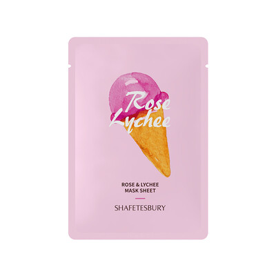 

SHAFETESBURY Rose Lychee Brightening Mask 21ml Hydrating & Brightening Complexion