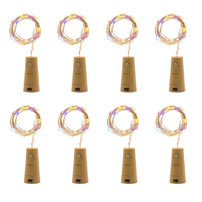 

〖Follure〗8Pcs Cork Shaped LED Night Starry Light Wine Bottle Lamp For Party Decor MR