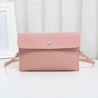 

Tailored Womens Leather Crossbody Bag Pure Color Shoulder Bags Messenger Bag Coin Bag