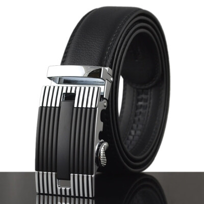 

xsby Mens Comfort Genuine Leather Ratchet Dress Belt with Automatic Click Buckle