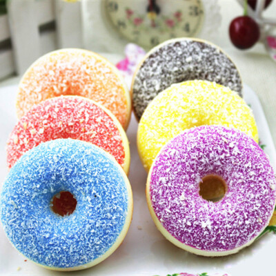 

Stress Reliever Soft Colourful Doughnut Scented Slow Rising Toys