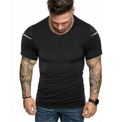 

Mens Gym Summer Slim Fit Casual Short Sleeve Muscle Tee Tops T-shirt Blouse