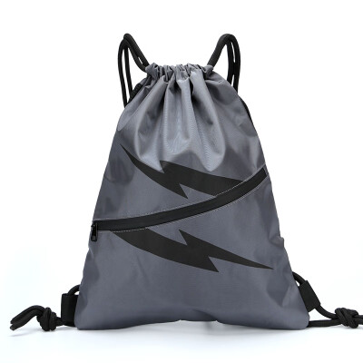 

Draw rope shoulder bag female lightning male tide brand casual light bag swimming bag travel bundle sports fitness backpack