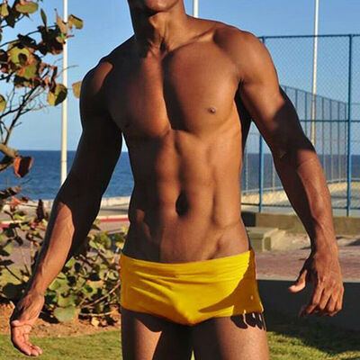 

Mens Swim Shorts Beach Swimwear Swimming Trunks Underwear Boxer Briefs Pants