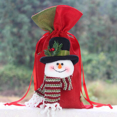 

Christmas christmas pouch snowman old man elk gift gift bag