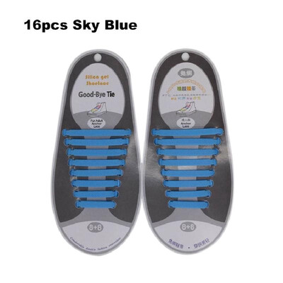 

No Tie Shoelaces Waterproof Elastic Silicone Tieless Shoe Lace for Athletic Running Multicolor for Sneaker Boots Board Casual Shoe