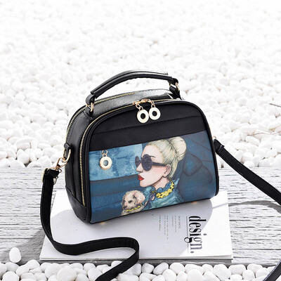 

Female bag 2018 new wild small square bag summer personality single shoulder Messenger bag Korean version of the tide bag female one generation