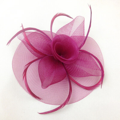 

Elegant Lady Women Fascinator Hat Clips Hairpins Hair Accessories Church Wedding Hair Decoration Accessories