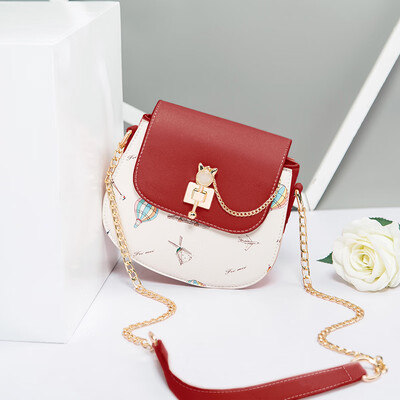

Summer girls Korean version of student chain shoulder straddle bags Baitie fashion summer small fresh