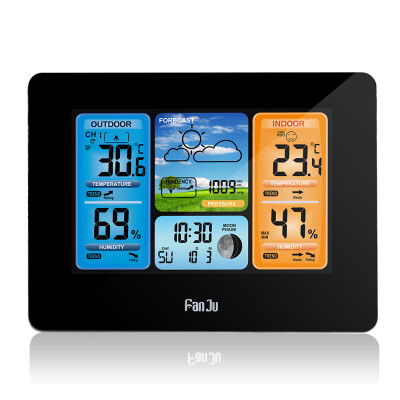 

FanJu FJ3373W Digital Weather Station Alarm Clock with Temperature Humidity