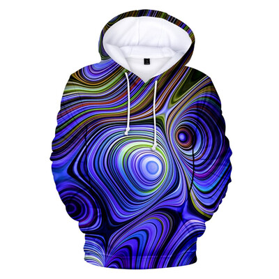 

Toponeto Unisex Mens 3D Printing Creative Round Neck Casual Long Shirts Top Blouse