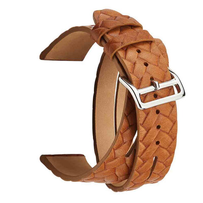 

〖Follure〗Double Tour Leather Accessory Band Replacement Bracelet For Apple Watch 4 40mm