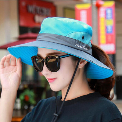 

Women Outdoor Uv Protection Bucket Hat Foldable Wide Brim Beach Fishing Hat Sun Hat