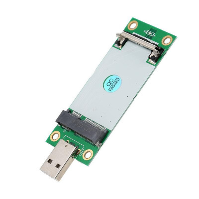 

Mini PCI-E to USB20 With SIM Card Slot WWAN Test Converter Adapter Card Adapter Board 3G4G Module Development Board