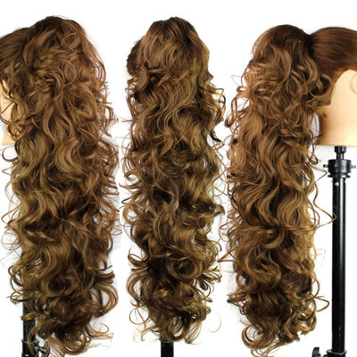 

〖Follure〗Clip-in Women Curly Tail Hair Fake Synthetic Horsetail Wig accessory