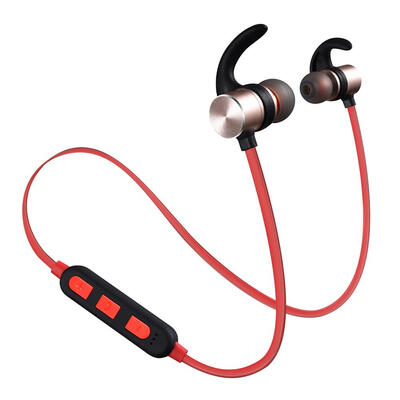

XT-5 Wireless Bluetooth Earphone Sport Stereo Metal Earbuds Support TF Card