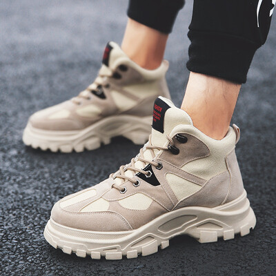 

Martin shoes mens leather boots sports casual high mens Martin shoes sports casual Martin shoes mens desert boots casual