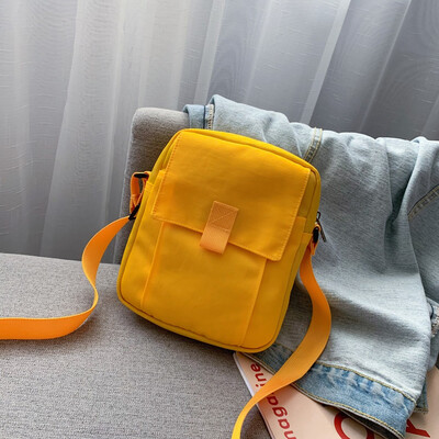 

Tailored Fashion Women Canvas Simple Candy Color Casual Shoulder Bag Crossbody Bags