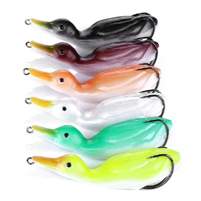 

6pcs 185g 105cm Soft Silicone Duck Lure Artificial Fishing Lure Bait Soft Bait