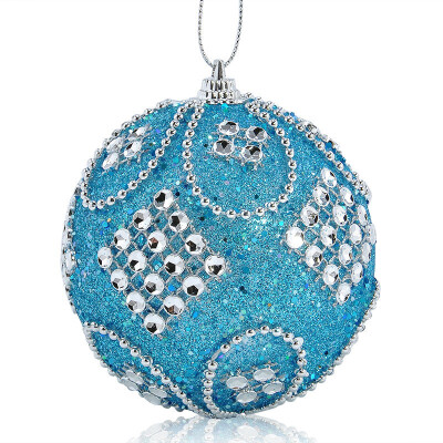 

JPGIF Christmas Rhinestone Glitter Baubles Balls Xmas Tree Ornament Decoration 8CM