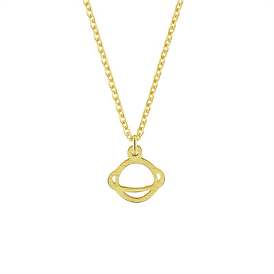 

Fashion Jewelry Unisex Galaxy Saturn Planet Necklace for Women Pendant UFO Space Astronomy Jewelry Party Clothing Accessories