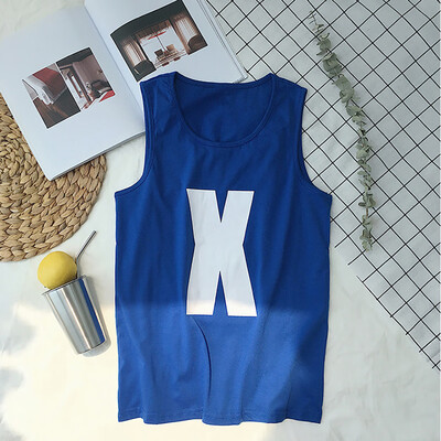 

Toponeto Spring&Summer Mens Leisure Printed Sleeveless O-neck vest Tops