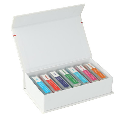 

35 Piece of Colorful Microscope Specimens Biological Specimen Slides Primary&Secondary Gifts