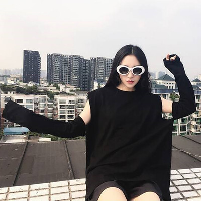 

Fashion Letter Print Women T Shirt Simple Spring Long Sleeve Cute Solid Color Tee Tops New Autumn Loose Round Neck Tshirt