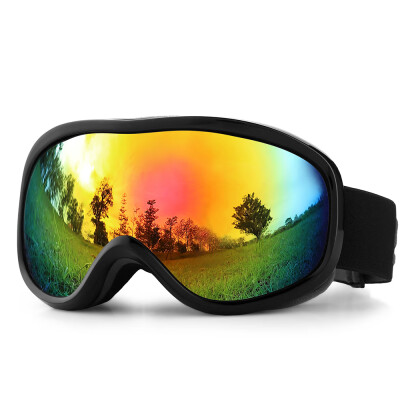 

Men Women Snow ledge Ski Snowboard Goggles Dual Lens Anti-fog Anti-glare UV400 Protection Goggles