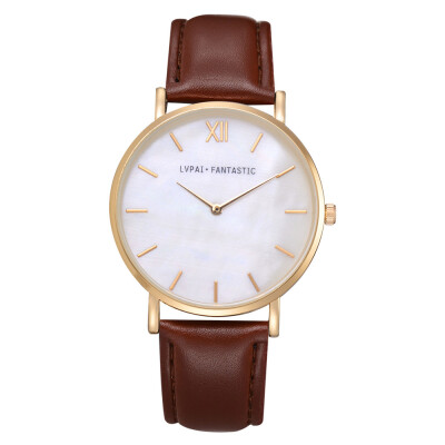 

LVPAI Women watches Retro Design Leather Band Analog Alloy Quartz Wrist Watch fantatic style Dropshipping Hot Sale 233