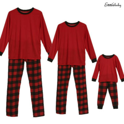 

UK Family Matching Women Kids Christmas Pyjamas Xmas Nightwear Pajamas Sets