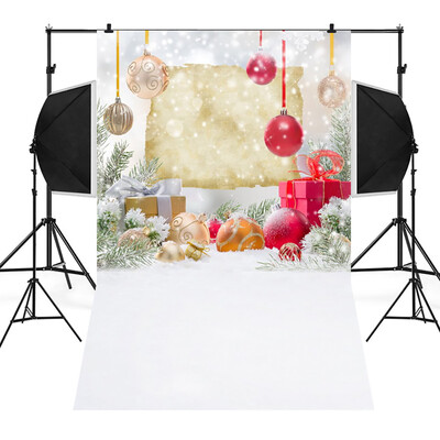 

Tailored Christmas Backdrops Snow Vinyl 3x5FT Background Photography Studio