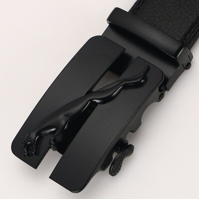 

Explosive belt buckle business casual mens automatic buckle belt mute black alloy buckle