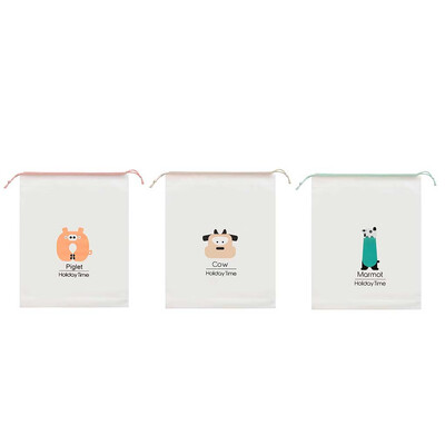

Gobestart Waterproof Travel Storage Bags Cat Design Clothing Underwear Cosmetic Organizer