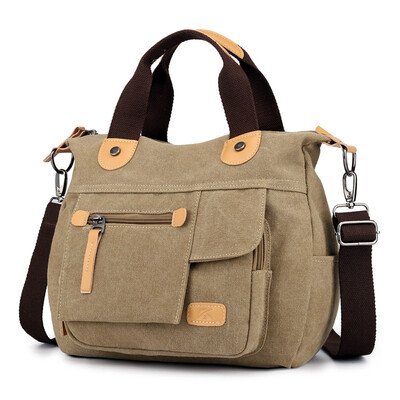 

Tailored Fashion Womens Multi-Function Large Capacity Canvas Shoulder Bag Travel Bag