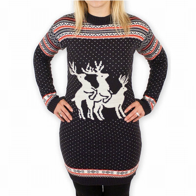

round neck long sleeve sequined pullover sweater