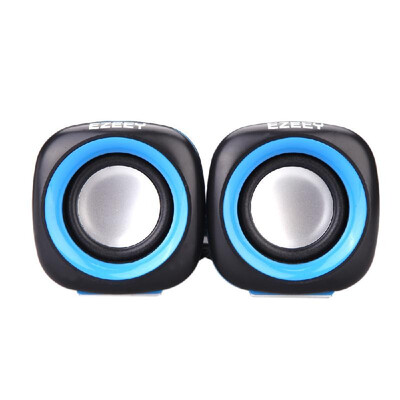 

EZEEY A1 Portable Mini USB 35mm Powered Speaker Subwoofer for Desktop Laptop Notebook Tablet PC FM Radio Smart Phones