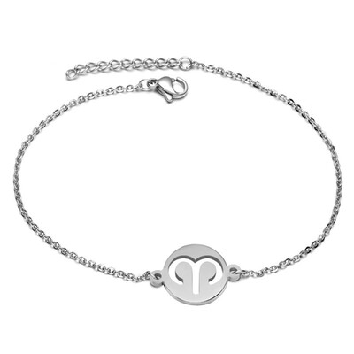 

Fashion Special Twelve Constellations Bracelet Charms Jewelry Woman Beads Chain