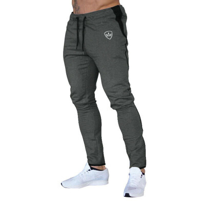 

US Mens Slim Fit Tracksuit Sport Gym Skinny Jogging Joggers Sweat Pants Trousers