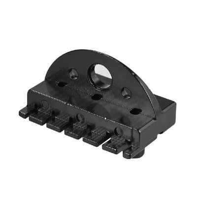 

6-string Headless Electric Guitar String Locking Nut Set with 2 Wrench 2 Screw Black