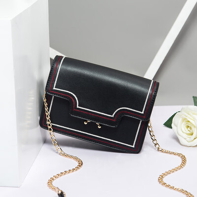 

Summer Fairy Baochao Korean version of Baitao one-shoulder slanting bag chain package concise