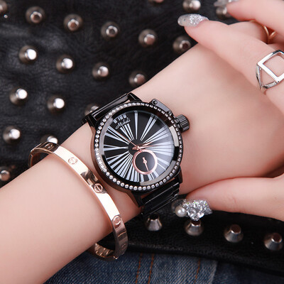 

Tianta TT summer watch ladies trend steel belt waterproof Korean womens quartz watch casual womens watch